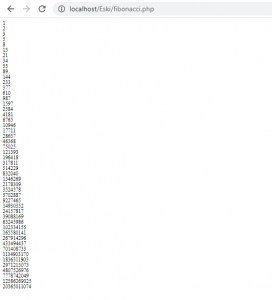 fibonacci-php